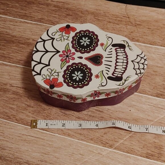 Skull paper gift box halloween birthday muerto creative - Picture 7 of 9